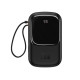 Sạc dự phòng Baseus Qpow Pro Digital Display 20000mAh 20W iP Edition Black Overseas (PPQD040001)