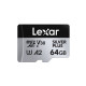 Thẻ nhớ MicroSD UHS-I Lexar Professional SILVER PLUS 64GB LMSSIPL064G-BNANG