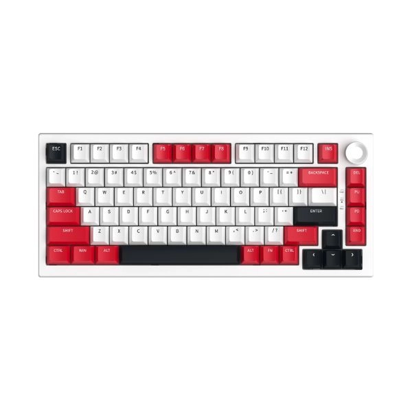 Bàn Phím Cơ 3 Mode Zadez GK-75NW Trắng