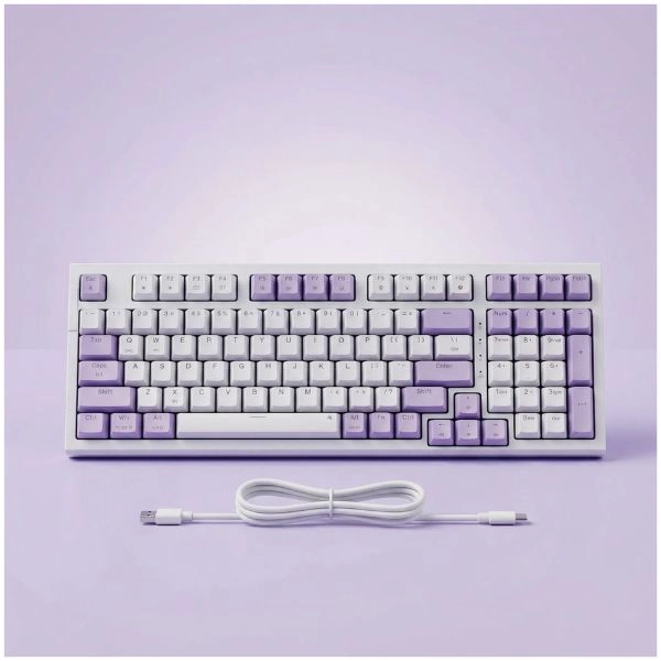 Bàn phím cơ Newmen GM328 Pro Red Switch (White-Purple)
