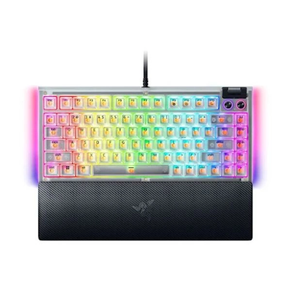 Bàn phím Gaming có dây Razer BlackWidow V4 75% (RZ03-05003500-R3M1) - Phantom White