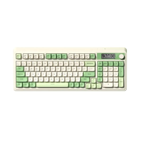 Bàn Phím Giả Cơ Gaming 3 Mode AULA S99 PRO Màu Xanh lá, Be (6968)