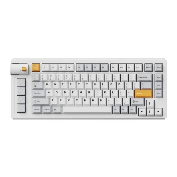 Bàn phím Keychron L1 HE Swappable RGB Backlight Nebula Switch Knob Version - White (L1H-P1)