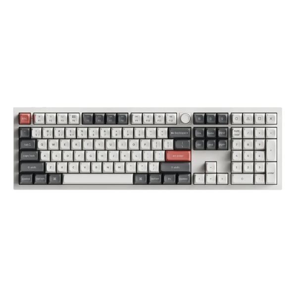 Bàn phím Keychron Q6 Ultra 8K Red Switch - White (Q6U-P1)