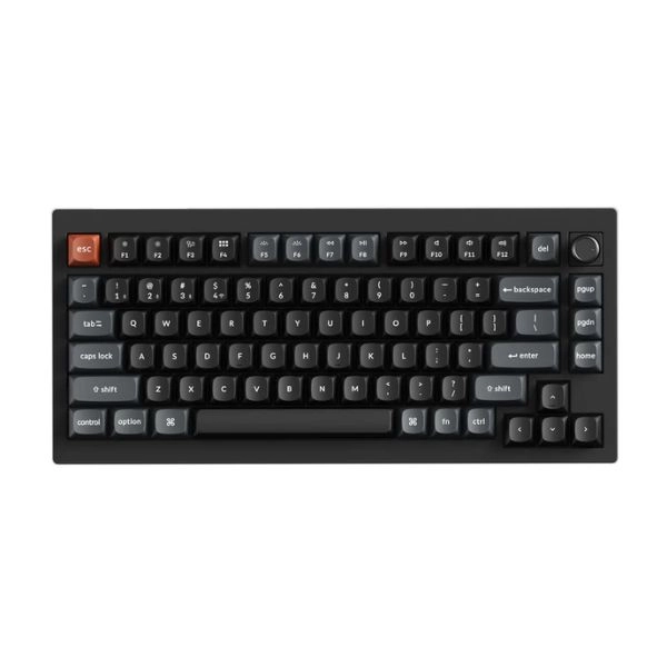 Bàn phím Keychron V1 Ultra 8K Wireless Hot-swappable Brown Switch - Black (V1U-D3)