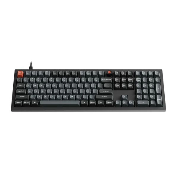 Bàn phím Keychron V6 8K Wired Hot-swappable RGB Backlight Banana Switch - Black (V6W-D4)
