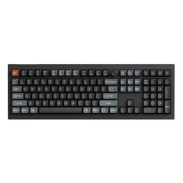 Bàn phím Keychron V6 Ultra 8K Wireless Hot-swappable RGB Backlight Banana Switch - Black (V6U-D4)