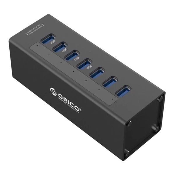 Bộ Chia USB HUB 7 Cổng USB 3.0 Orico A3H7-NBC-EU-BK-BP