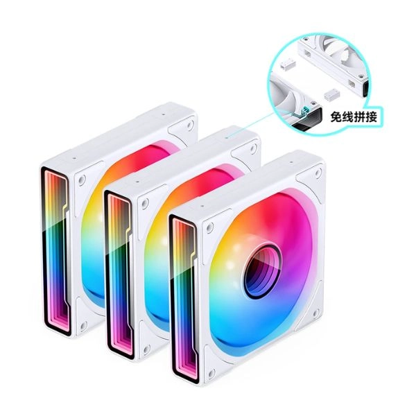 Bộ Fan Case 3 in 1 Jonsbo ZK-120W White (Fan xuôi)