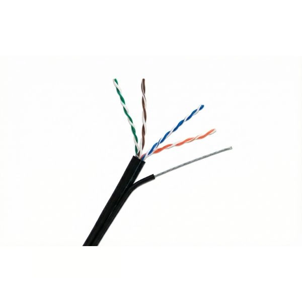 Cáp mạng APTEK Cat5e UTP Copper ngoài trời 25AWG dây cường lực 305m màu đen (530-1125-2)