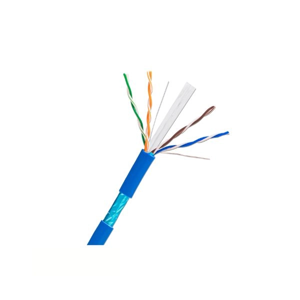 Cáp mạng APTEK Cat6 FTP bọc nhôm chống nhiễu 23AWG 305m màu xanh (630-2104-2)