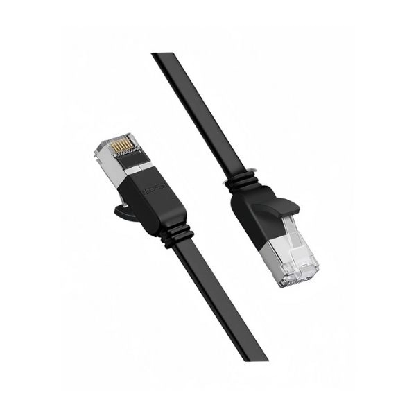 Cáp mạng bấm sẵn UTP Cat6 dẹt dài 3m Ugreen 50186 màu đen