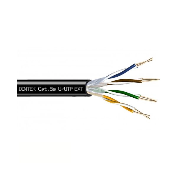 Cáp mạng Dintek Cat5e UTP 24AWG ngoài trời có gel chống ẩm 305m (1101-03039)