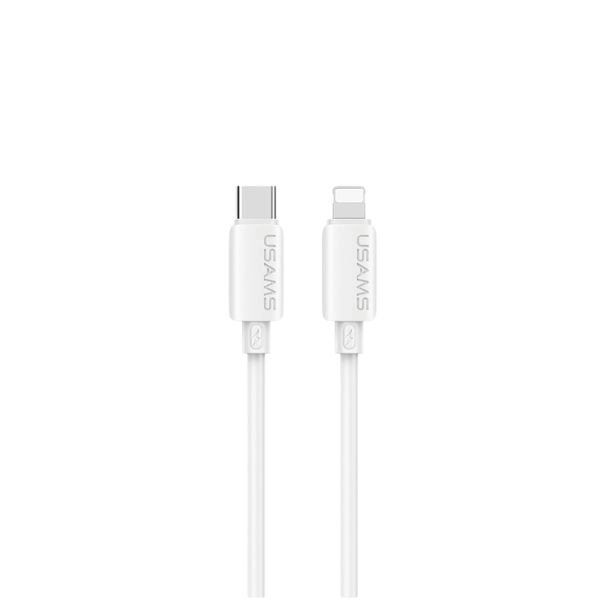 Cáp sạc nhanh Type C sang Lightning USAMS SJ788 U98 30W dài 1M SJ788USB02 - White
