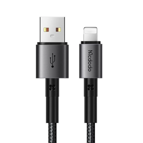 Cáp Sạc Nhanh USB-A to Lightning MCDODO CA-358 3A dài 1.2M CA-3580 (CA3580) - Black