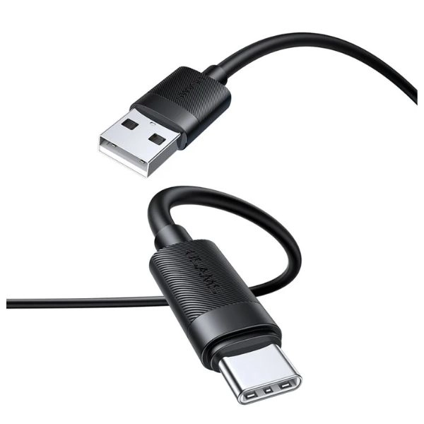 cap-sac-nhanh-usb-to-type-c-usams-sj777-u94-3a-dai-1m-sj777usb01-usm201-tc-1k-black