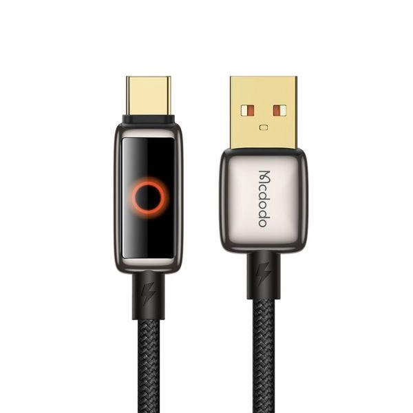 Cáp Sạc Tự Ngắt USB-A to USB-C MCDODO CA-665 6A dài 1.2M CA-6650 (CA6650) - Black