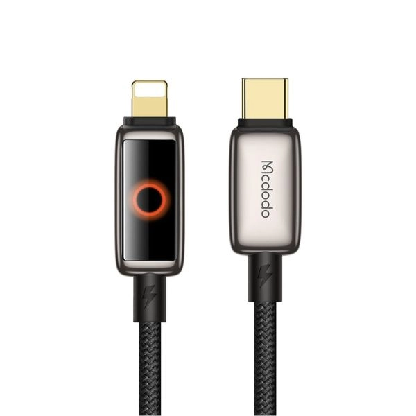 Cáp Sạc Tự Ngắt USB-C to Lightning MCDODO CA-667 36W dài 1.2M CA-6670 (CA6670)-Black