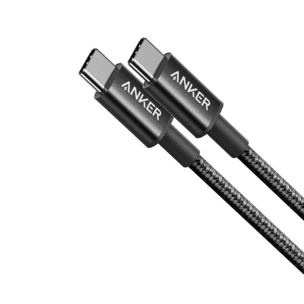 Cáp sạc nhanh Type C to Type C Anker A8752 60W dài 1m màu Đen (A8752H11)