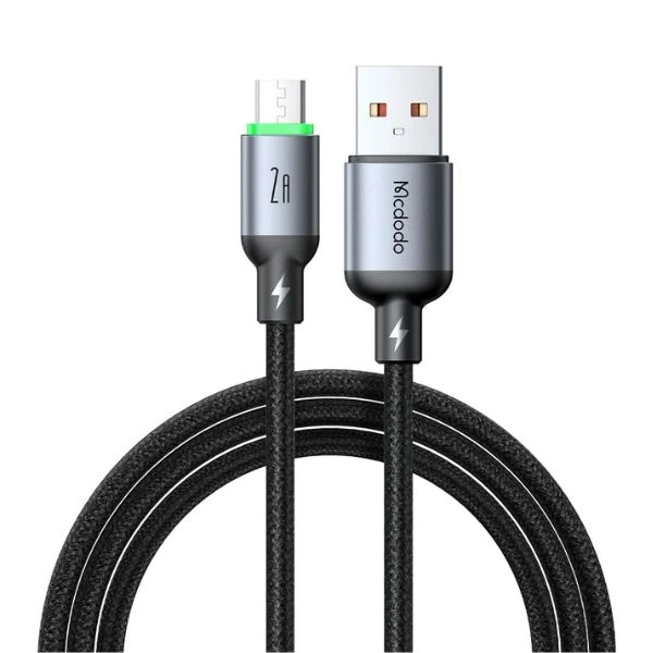 Cáp Sạc USB to Micro-USB MCDODO CA-662 Buy easy series 2A 1m Black (CA-6620)