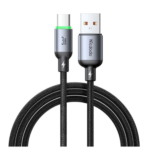 Cáp Sạc USB to Type-C MCDODO CA-646 Buy easy series 3A 1m Black (CA-6460)