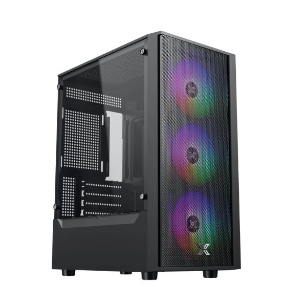 Case Xigmatek Myx Air 3F Black (EN49125) - Kèm 3 fan Xigmatek C20F