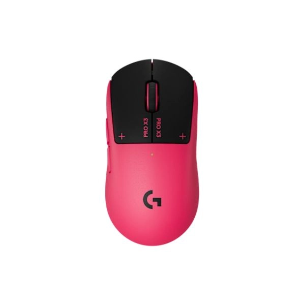 Chuột Không Dây Logitech Pro X3 Superstrike Lightspeed Hồng-Đen (910-007871)
