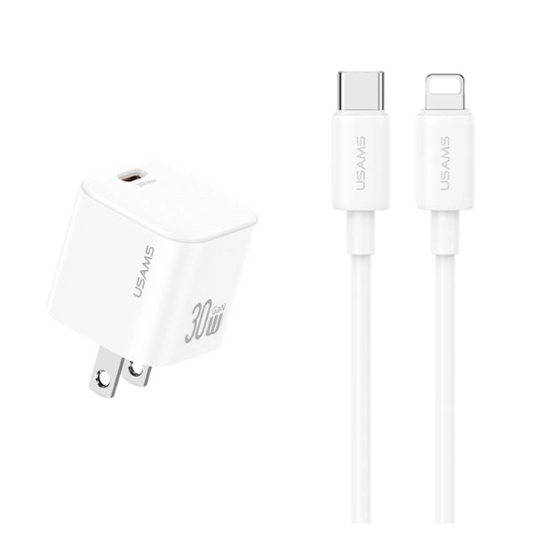 combo-cu-sac-nhanh-30w-kem-cap-type-c-to-lightning-dai-1m-usams-jo06-joxltz06-usm182-cl-uw