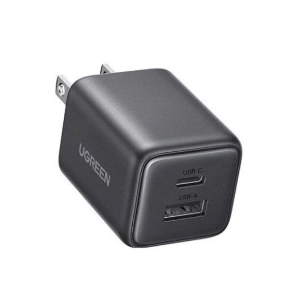 Củ Sạc Nhanh 2 cổng Type-C, USB-A GaN Nexode Mini 20W Ugreen 55533
