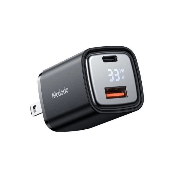 Củ Sạc Nhanh 2 cổng Type-C, USB-A MCDODO CH-171 33W CH-1711 (CH1711) – Black