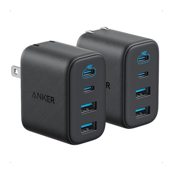 Củ Sạc Nhanh 4 cổng 2 Type-C, 2 USB-A ANKER Zolo A121E 50W A121E-BK (AKA121E-BK) - Black