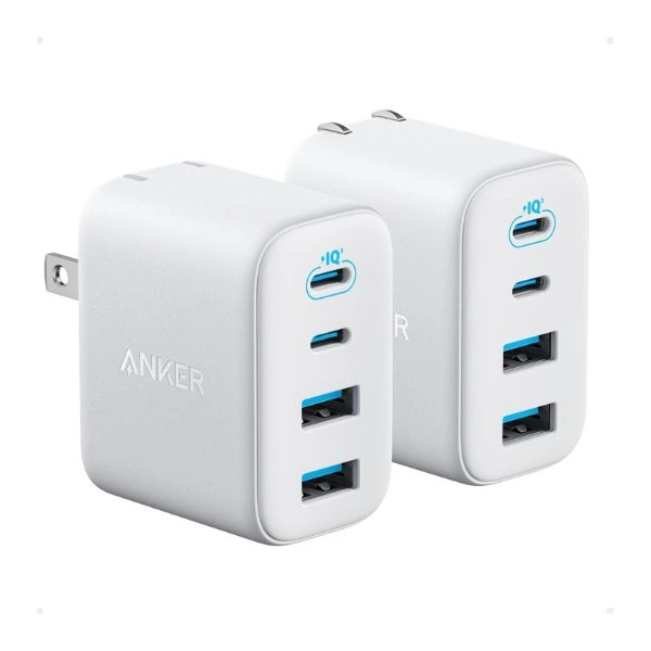 Củ Sạc Nhanh 4 cổng 2 Type-C, 2 USB-A ANKER Zolo A121E 50W A121E-WH - White