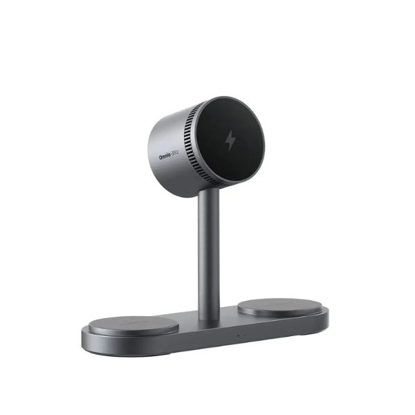 Đế sạc không dây 3-in-1 Aukey MagFusion 3X Pro LC-MC315 25W Gray (LC-MC315-GRA)