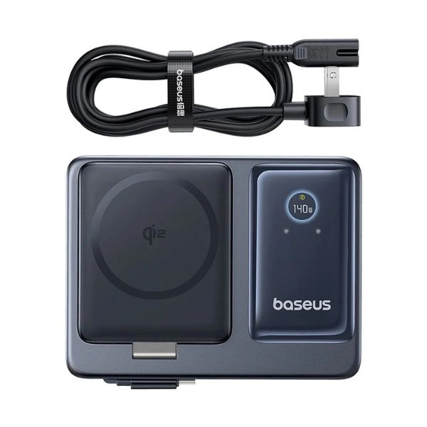 Đế sạc không dây 5-in-1 Baseus NOMOS 140W US Plug Black (LVJ077-5P-UK)
