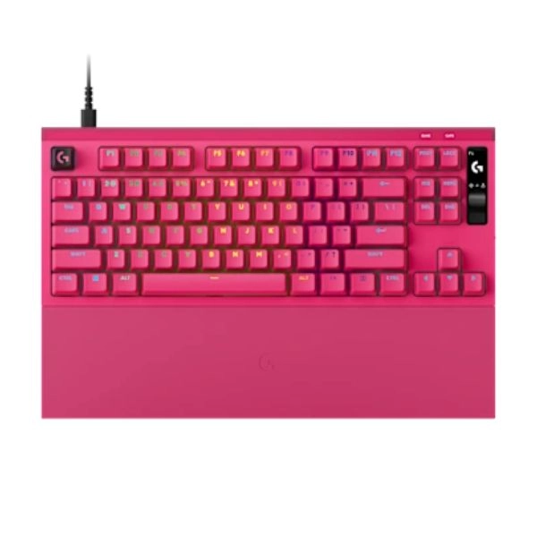 Bàn Phím Có Dây Logitech Pro X2 Tkl Rapid Hồng (920-014114)