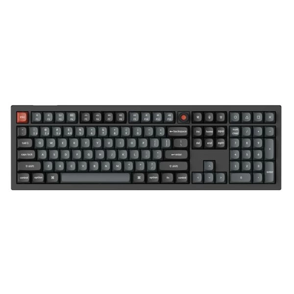 Bàn phím Keychron V6 8K Wired Hot-swappable RGB Backlight Banana Switch - Black (V6W-D4)