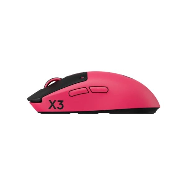 Chuột Không Dây Logitech Pro X3 Superstrike Lightspeed Hồng-Đen (910-007871)