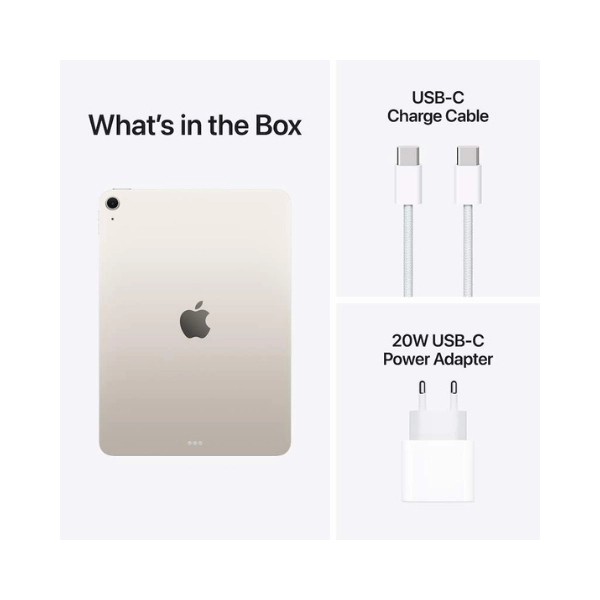 iPad Air M4 11 inch Wifi 128GB Starlight (M4/ Ram 12GB/ SSD 128GB/ 11 inch/ iPadOS/ 1Y/ Vàng Ánh Sao)