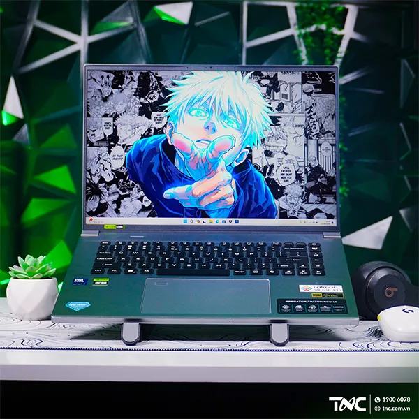 Laptop Acer Predator Triton Neo 16 PTN16-51-78JQ (Ultra 7 155H/ Ram 32GB/ SSD 2TB/ RTX 4060 8GB/ Windows 11 Home/ 2Y/ Bạc)