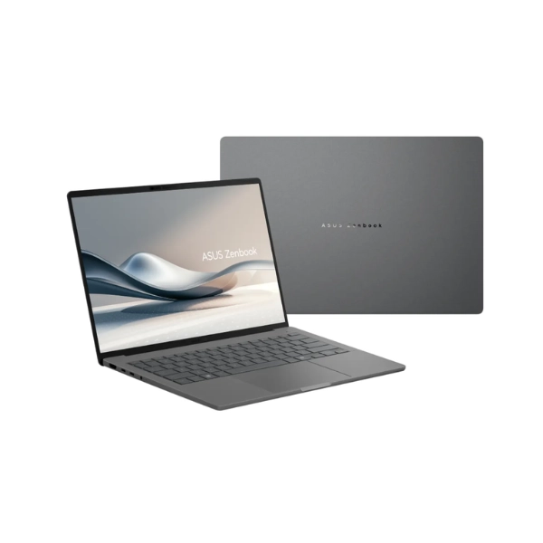 Laptop ASUS Zenbook A14 UX3407NA-QD254W (X2 Elite X2E88100/ Ram 32GB/ SSD 1TB/ 14 inch OLED/ Windows 11 Home/ 2Y/ Xám)