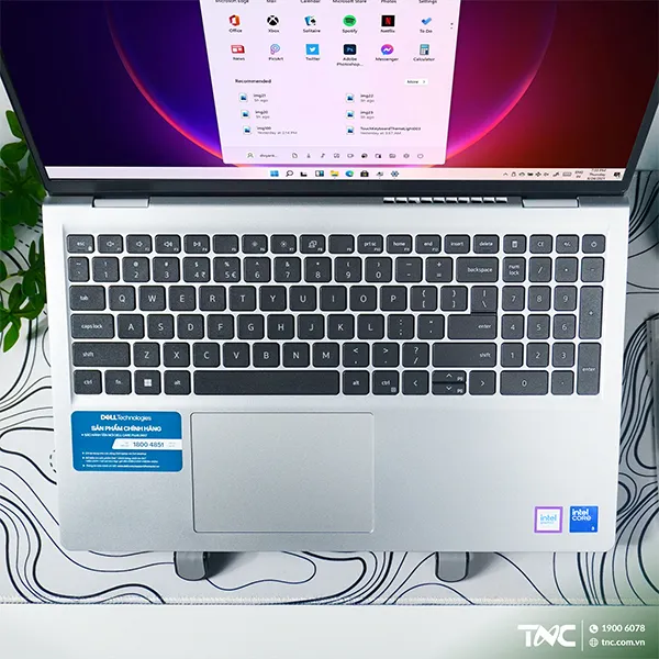 Laptop Dell 15 DC15250 CPH993 (Core 3 100U/ Ram 8GB/ SSD 512GB/ 15 inch/ Windows 11 Home/ Office/ 2Y)