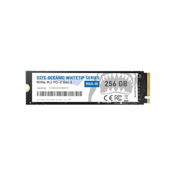 Ổ cứng SSD gắn trong SSTC Oceanic Whitetip Max-III M.2 NVME PCIE GEN3 256GB MAXIII-256GB