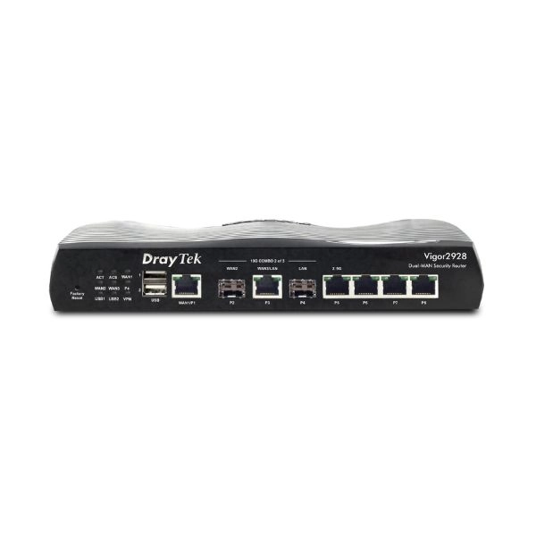 Router Cân Bằng Tải Draytek Vigor2928 (2 x GbE WAN/ 8 x GbE LAN)