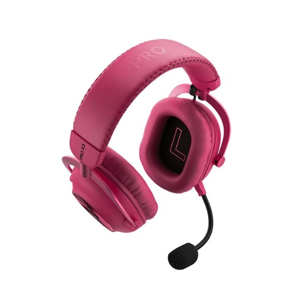 Tai nghe Gaming Logitech PRO X3 LIGHTSPEED Magenta (981-001757)