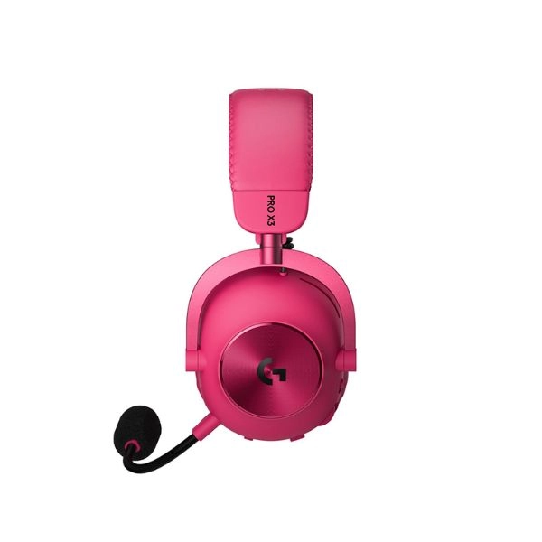 Tai nghe Gaming Logitech PRO X3 LIGHTSPEED Magenta (981-001757)