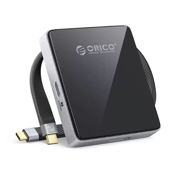 Hộp Đựng Ổ Cứng Gắn Lưng Điện Thoại SSD Orico M.2 NVME Màu Đen AP42P-BK-BP