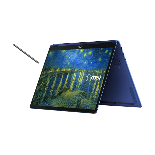 Laptop MSI Prestige 14 Flip AI+ Vincent van Gogh Starry Night Over the Rhône 260VN (Ultra X9 378H/ Ram 32GB/ SSD 1TB/ 14 inch OLED/ Win 11 Home/ 2Y)