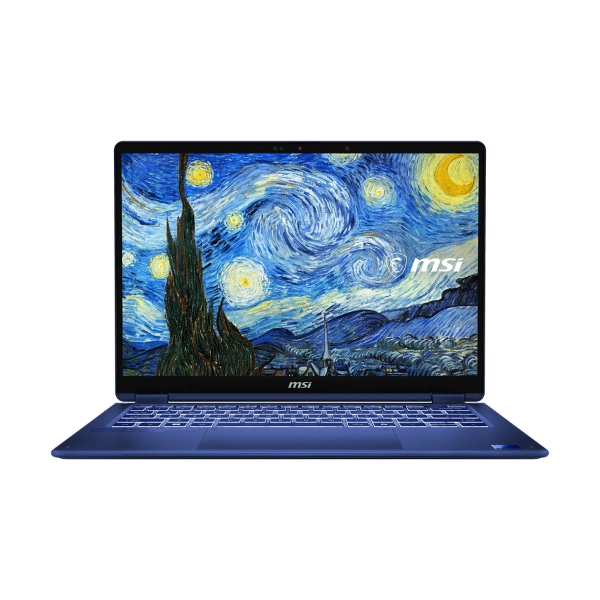 Laptop MSI Prestige 14 Flip AI+ Vincent van Gogh Edition The Starry Night 259VN (Ultra X9 378H/ Ram 32GB/ SSD 1TB/ 14 inch OLED/ Windows 11 Home/ 2Y)