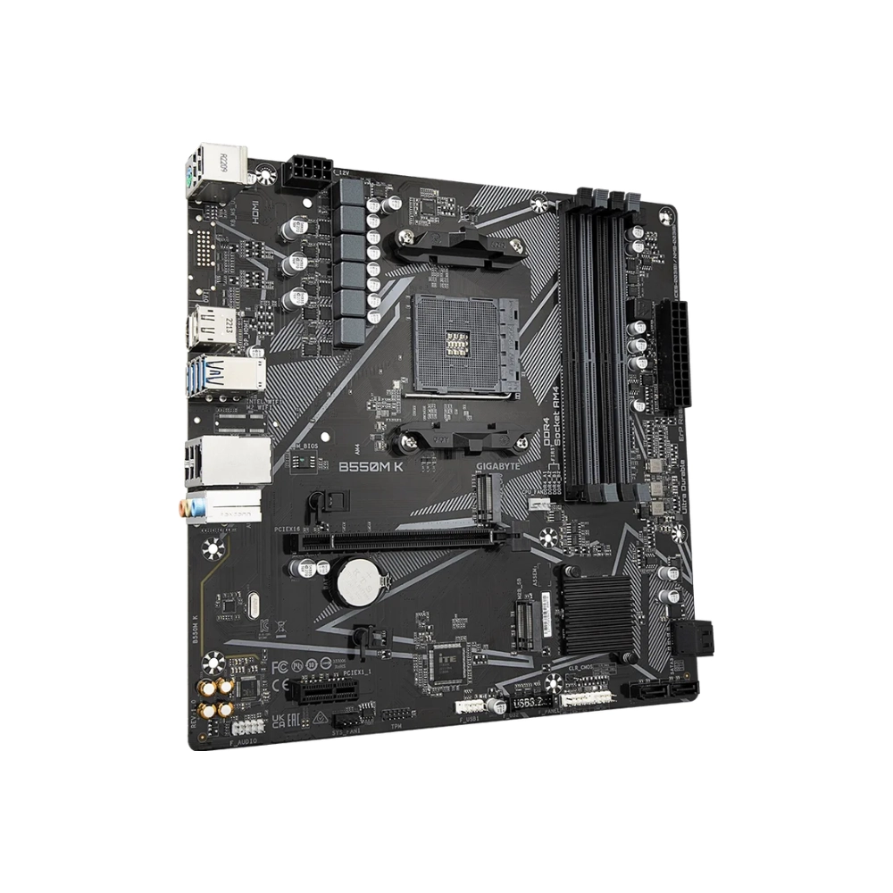Mainboard Gigabyte B550M K (4 x DDR5/ 128 GB/ AM4/ Micro ATX)