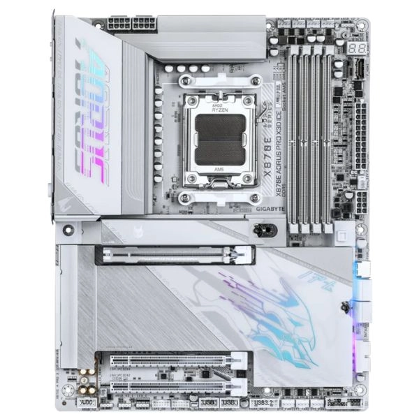 Mainboard Gigabyte X870E AORUS PRO X3D ICE (4 x DDR5/ 256GB/ AM5/ ATX)